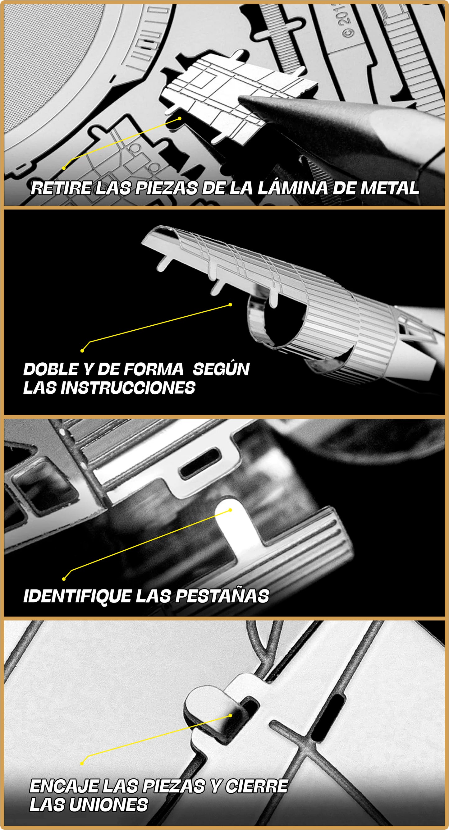 Rompecabezas 3D - Kylo Ren's Command Shuttle 🚀 Star Wars