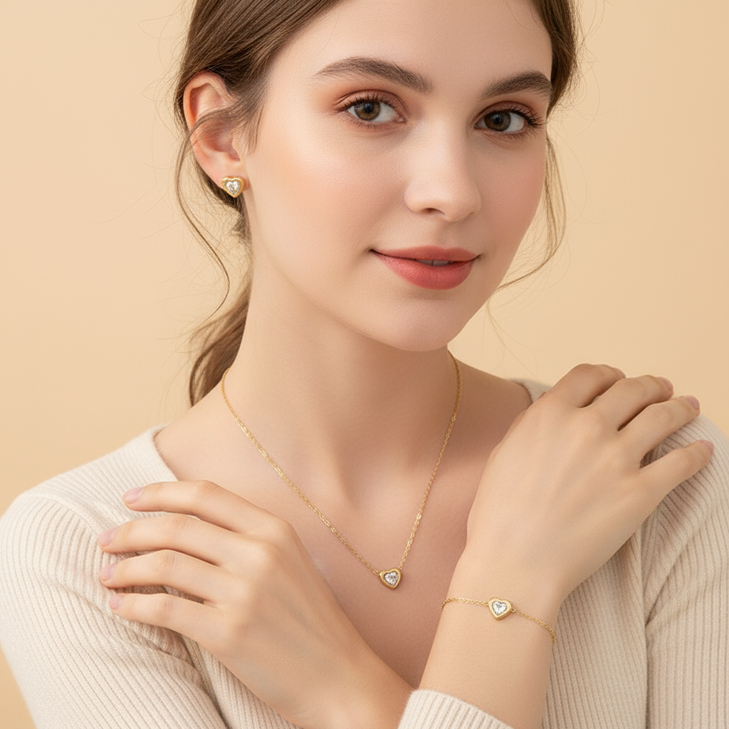 Set de Joyas de Corazón ✨💖