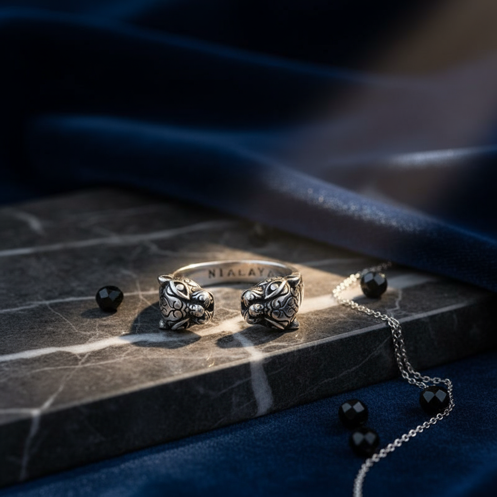 Anillo abierto de Pantera 🐆🖤