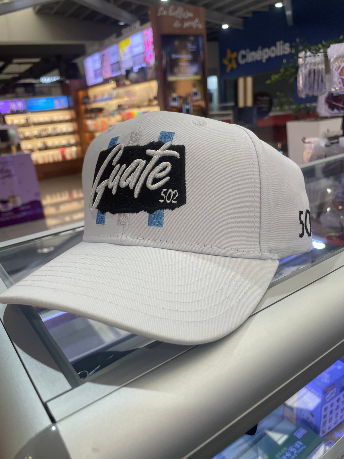 Gorra Guate 502 blanca