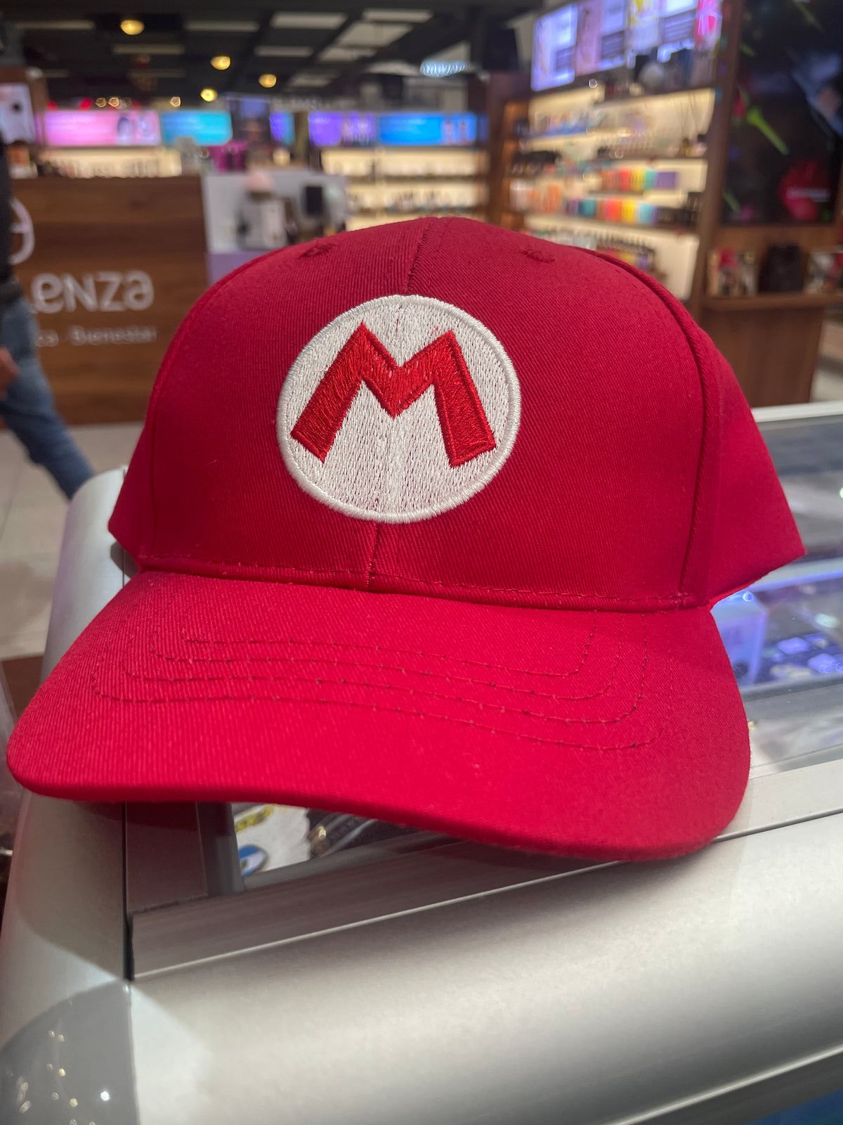 Gorra Mario Bross bordada infantil