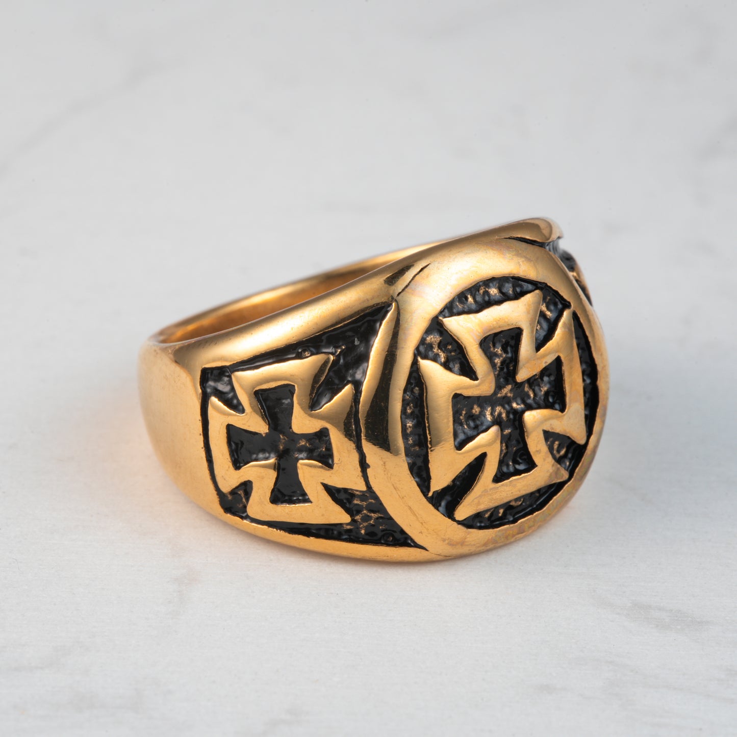 Anillo Cruz Templaria