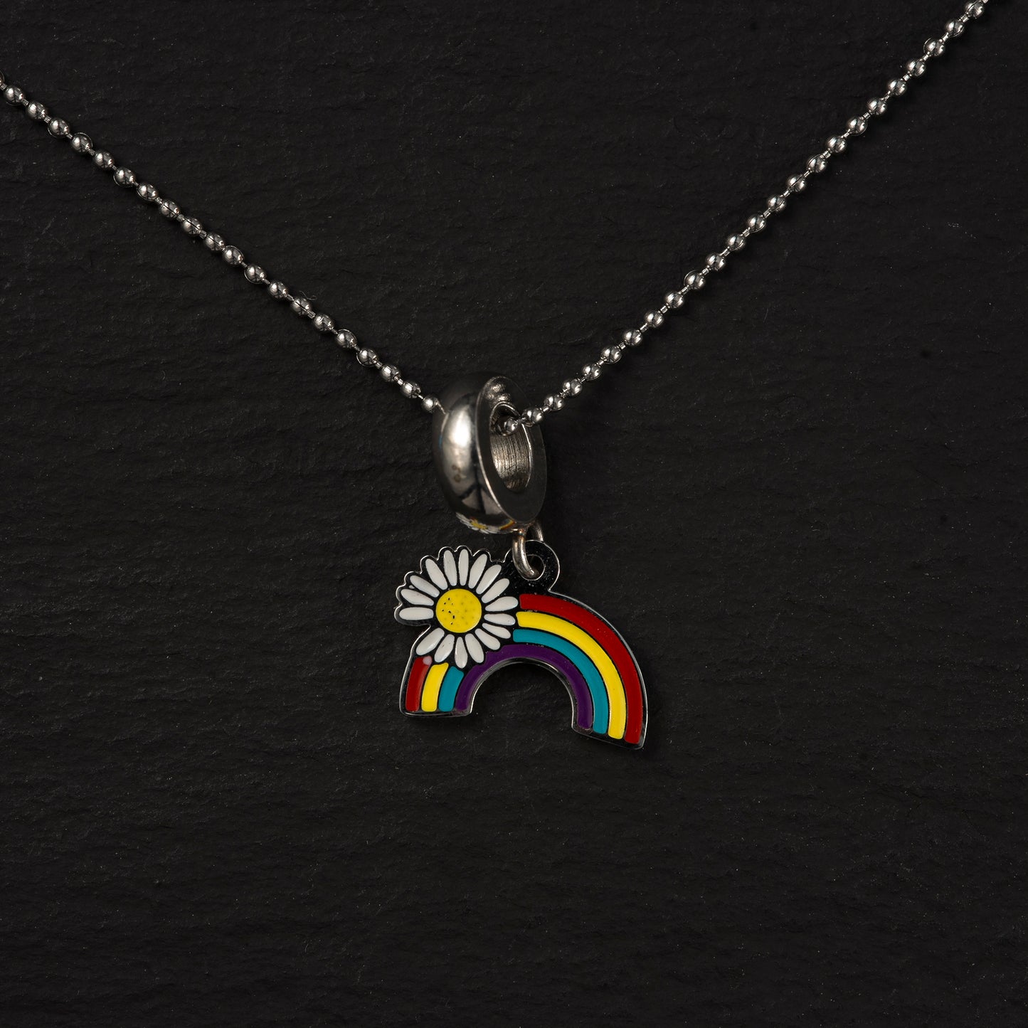 Dije acero Arco Iris