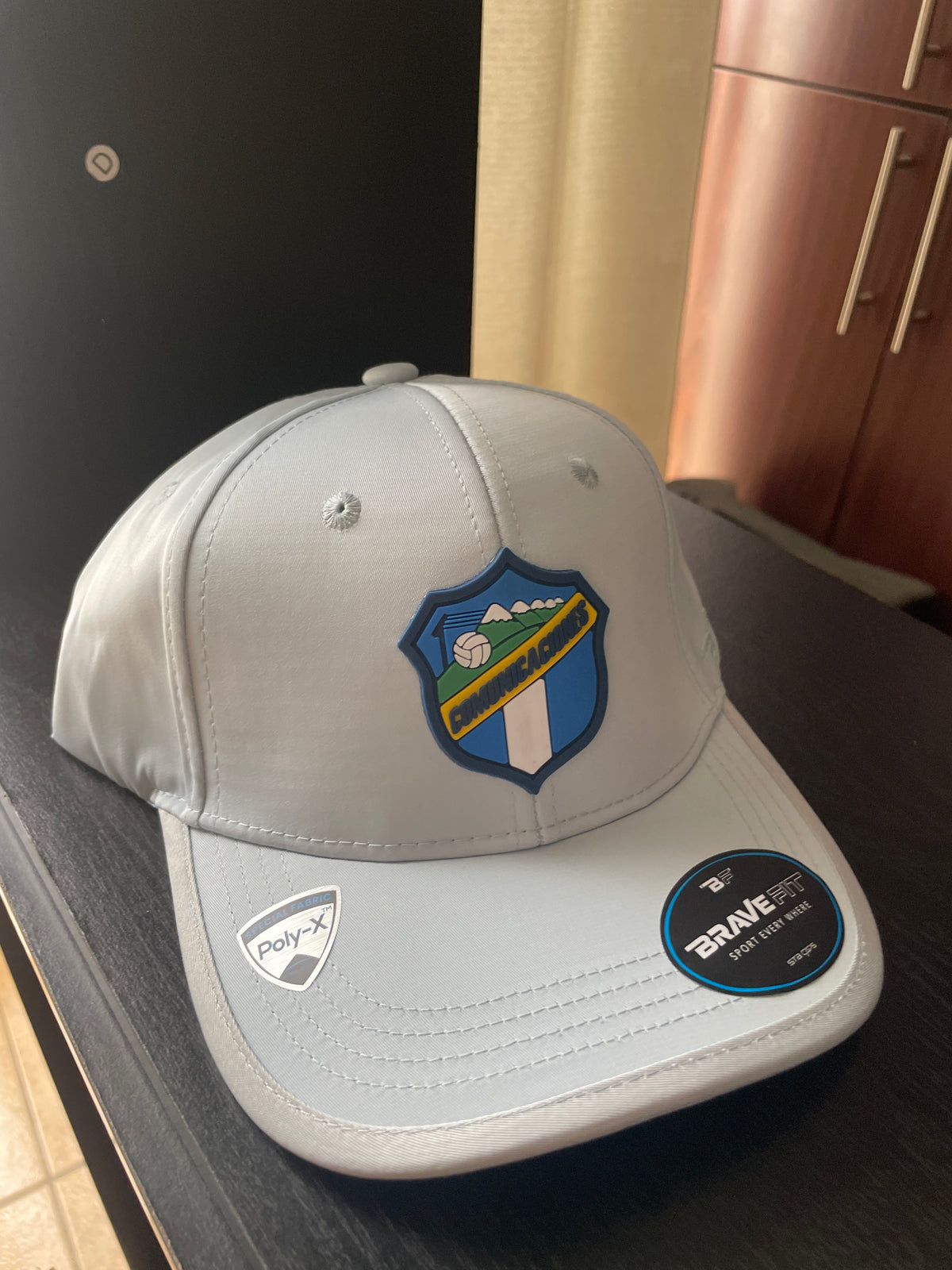 Gorra Comunicaciones celeste claro