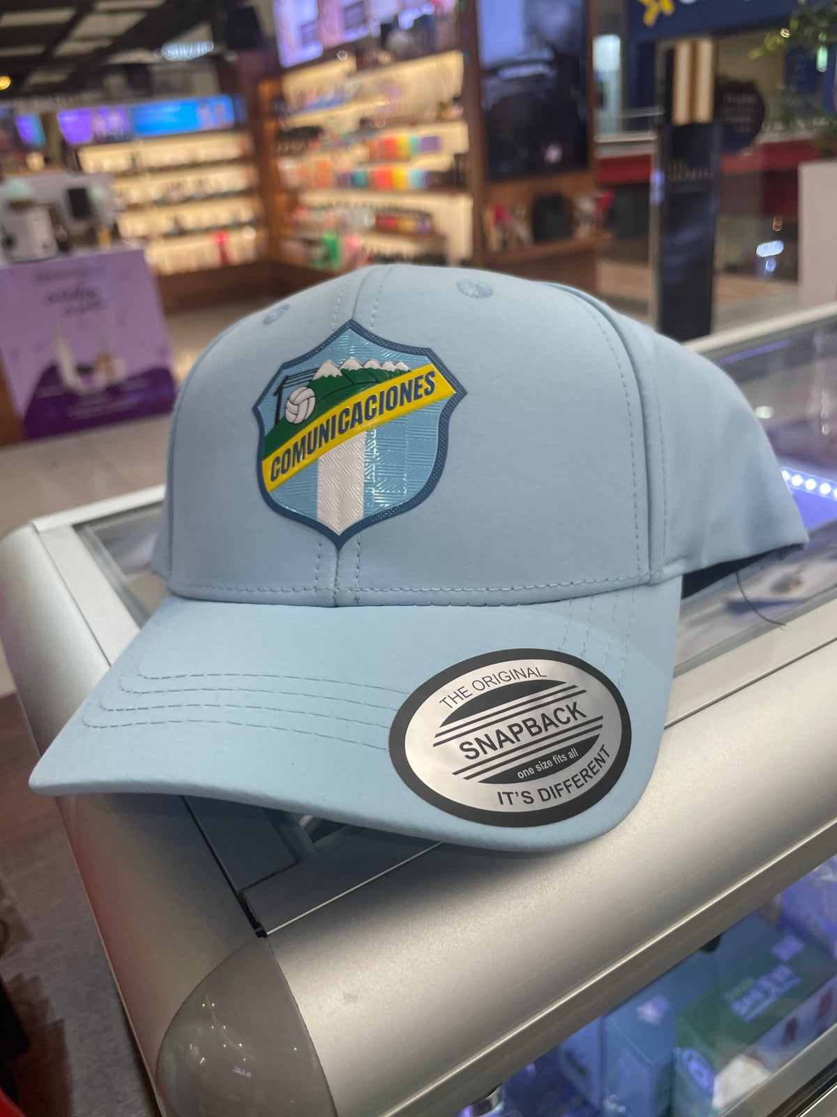 Gorra Comunicaciones infantil celeste