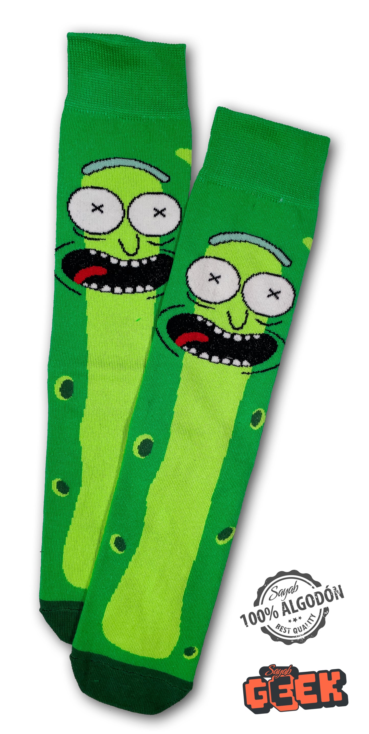 Calcetín 100% algodón pepinillo Rick