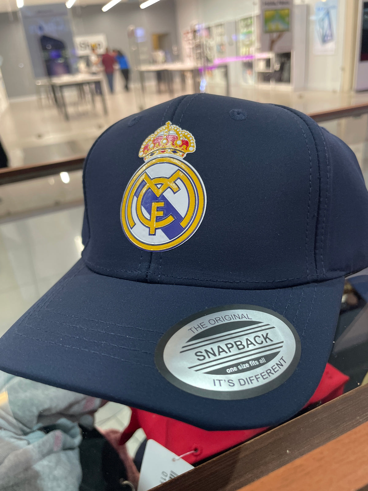 Gorra infantil Real Madrid azul