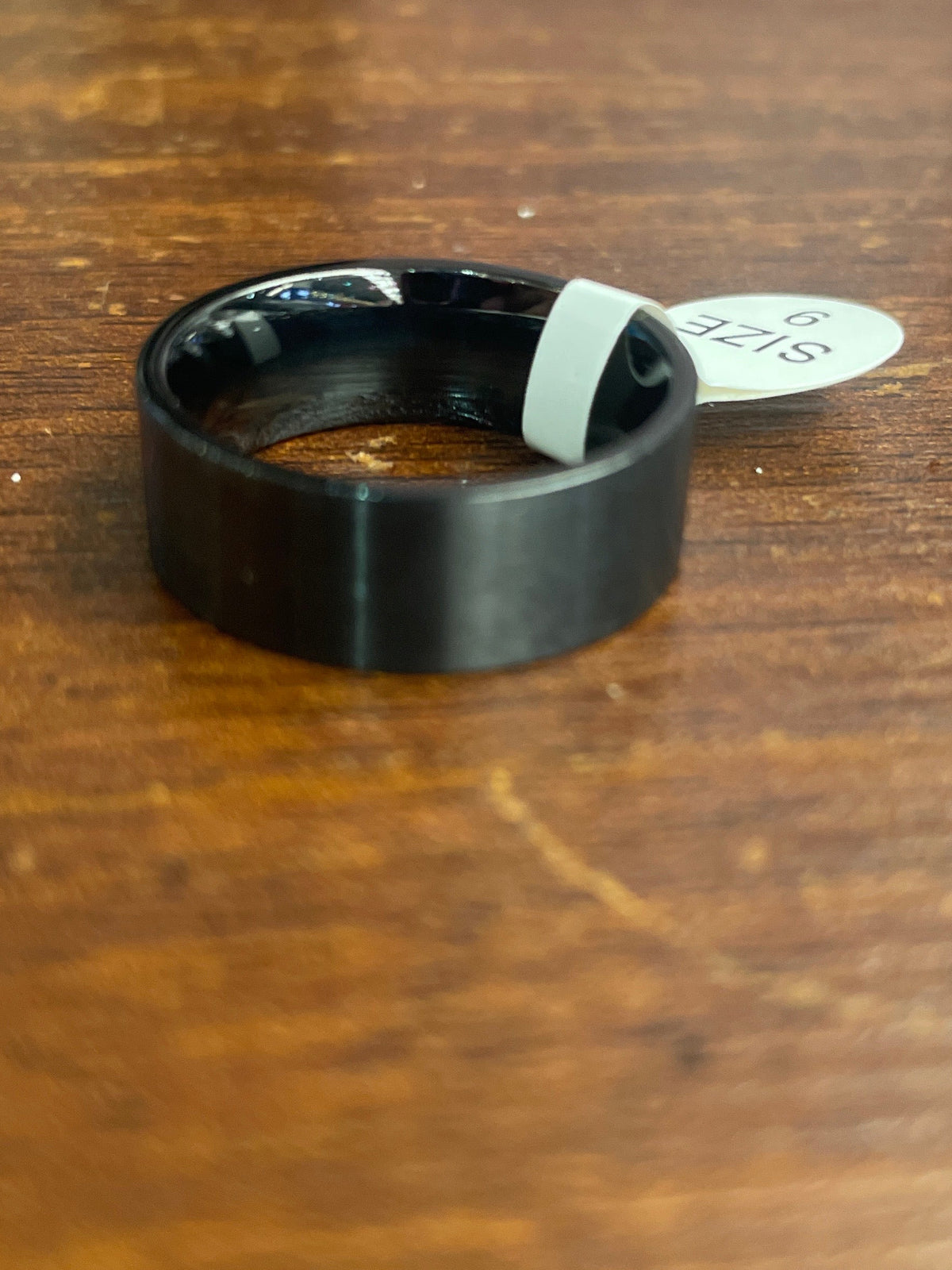 Anillo acero negro
