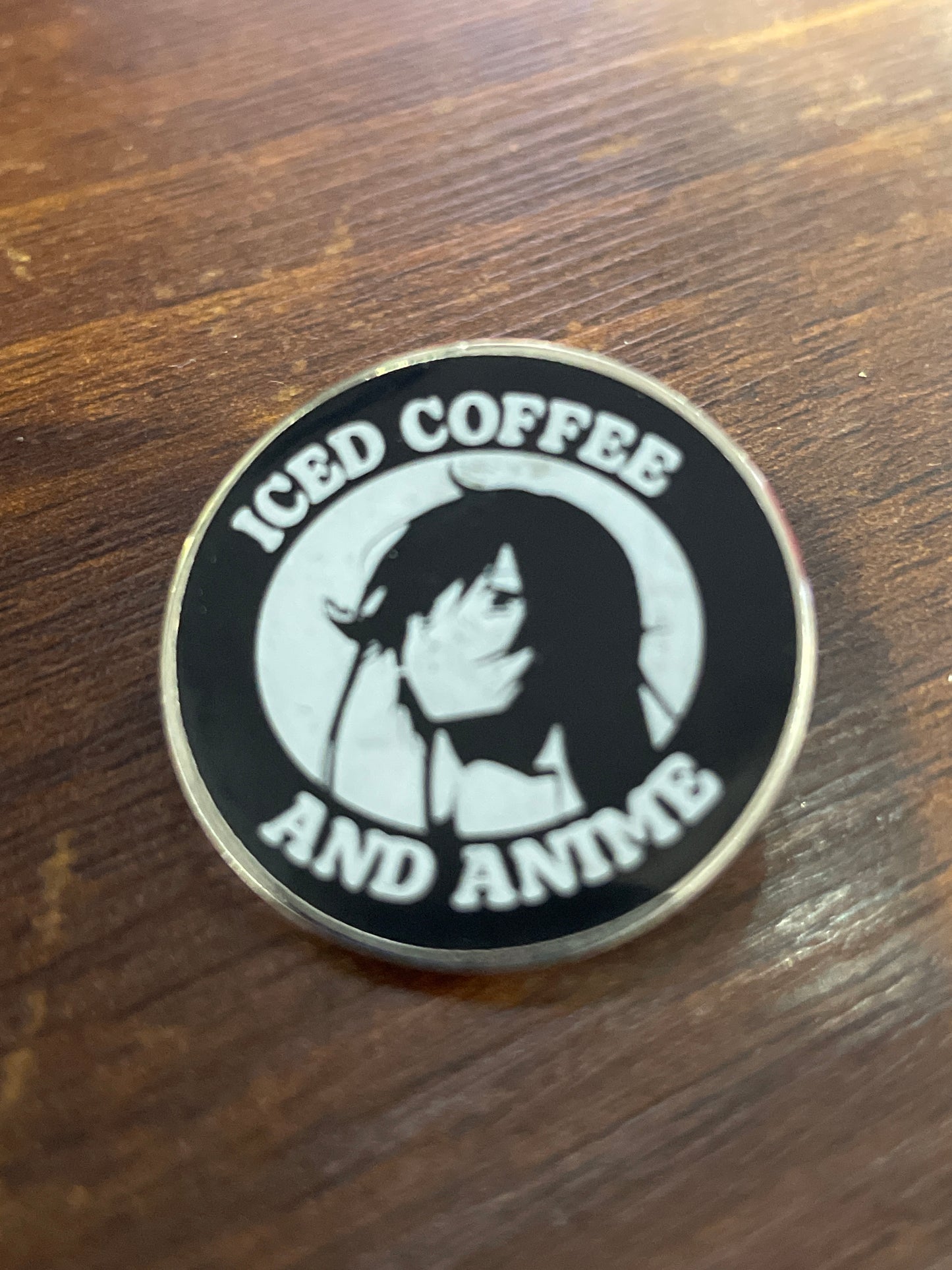 Pin Ice Coffee and Anime
