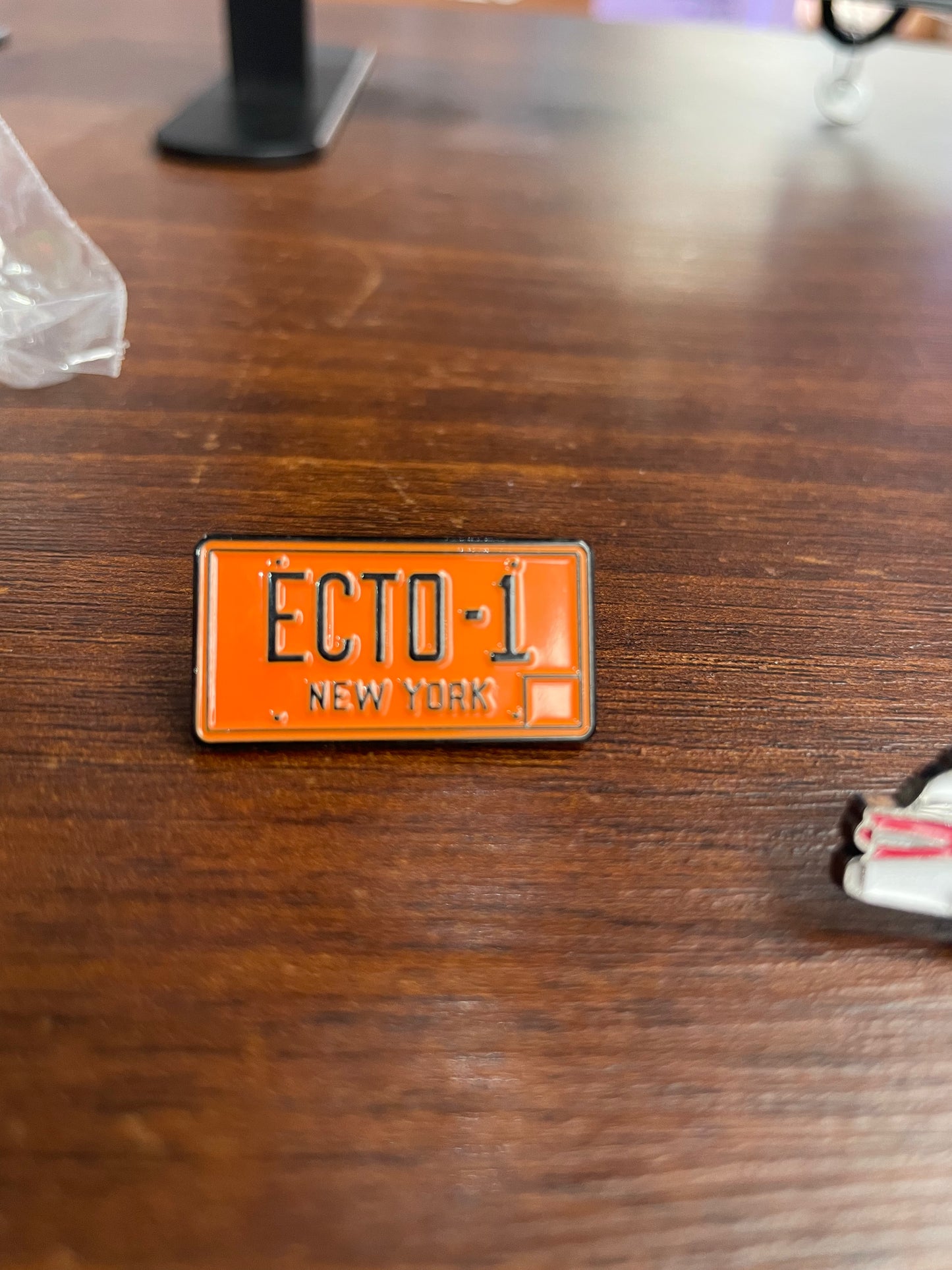 Pin Placa Ecto 1 Ghostbusters