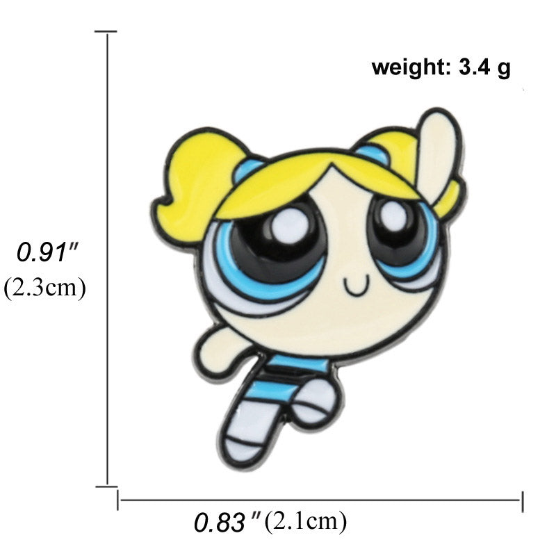 Pin Burbuja - Chicas Super Poderosas