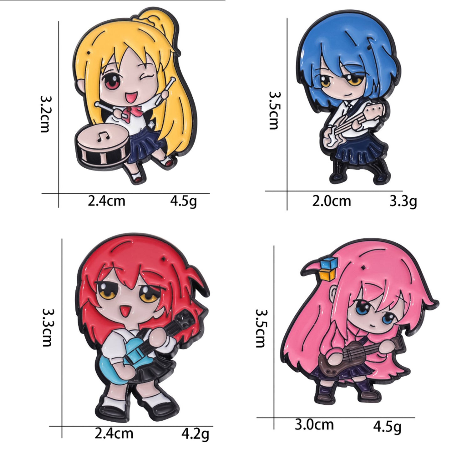 Pin Nijika Ijichi - Vocho de Rock