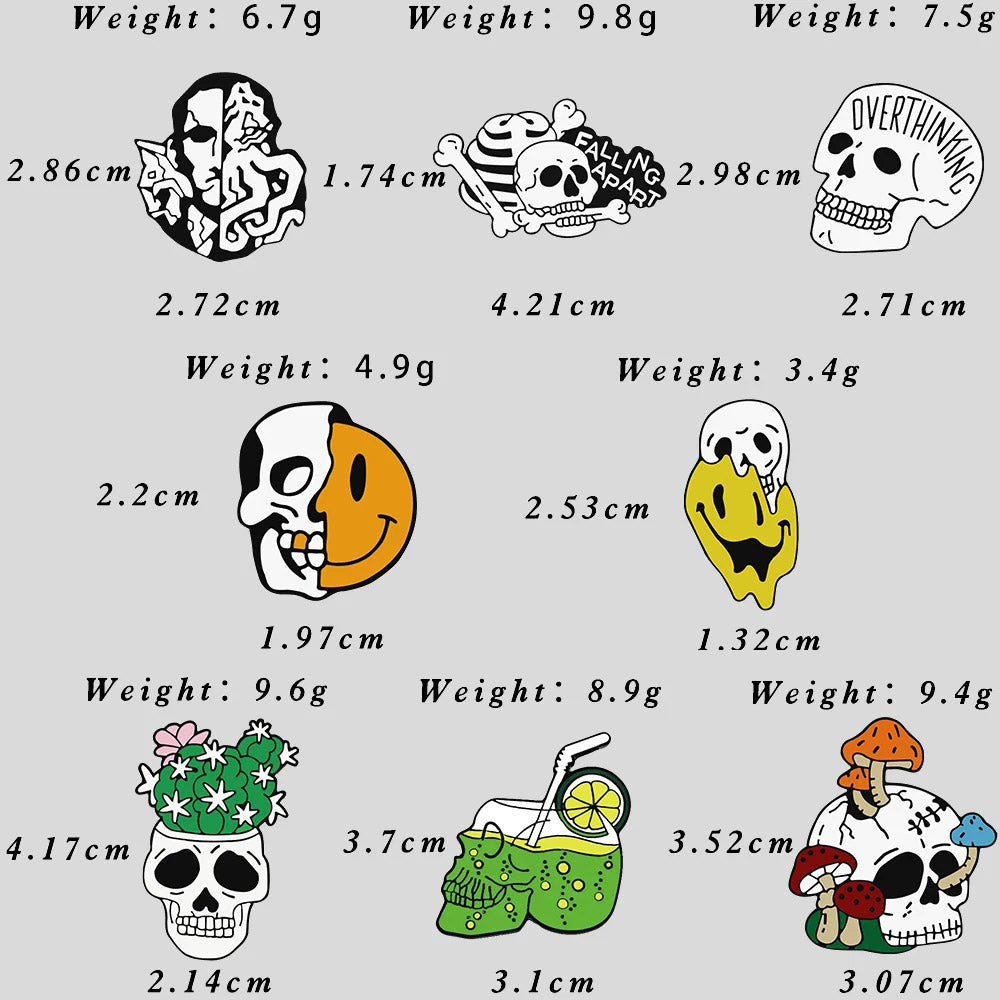 Pin Calavera mojito - Halloween