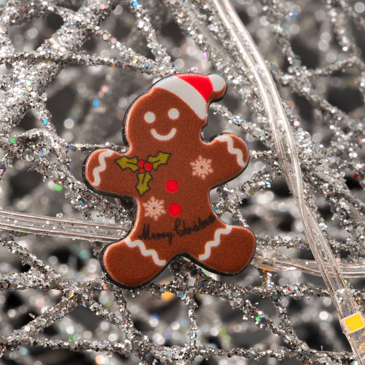 Pin navideño muñeco jengibre