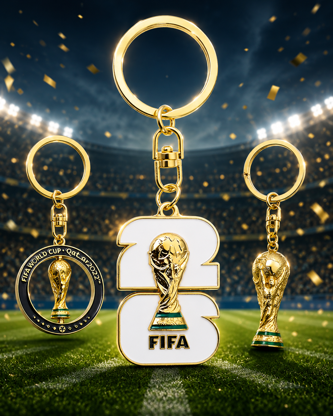 Llavero mundial football