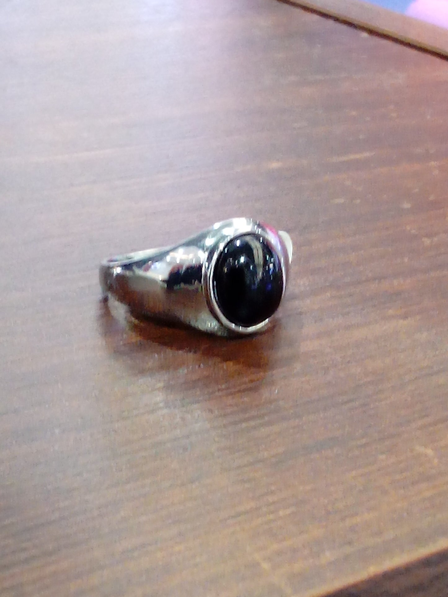 Anillo Cuarzo negro