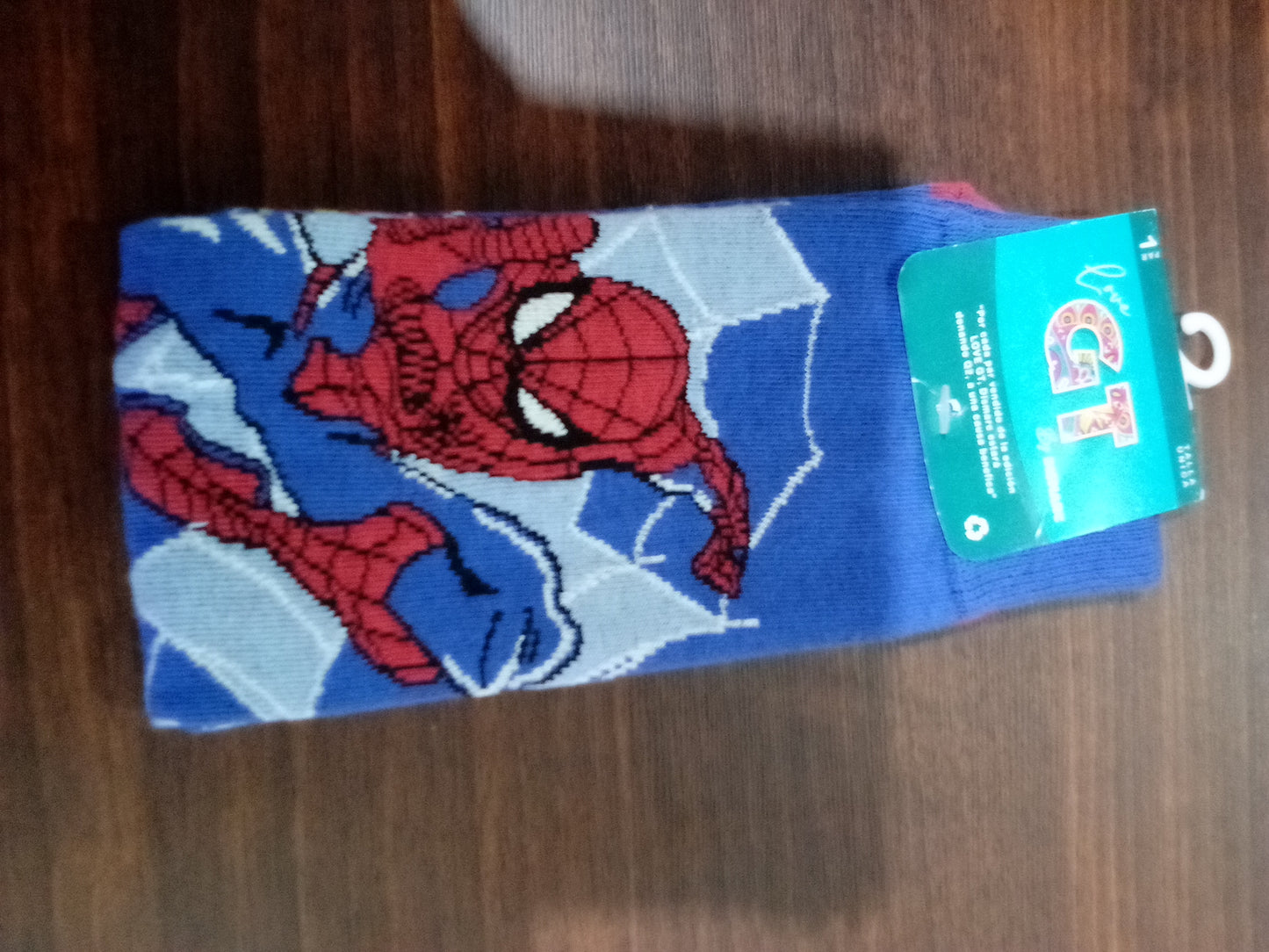 Calcetín 100% Algodón Spider-Man