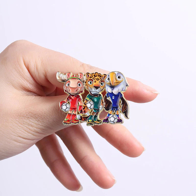 Pin Mundial mascotas
