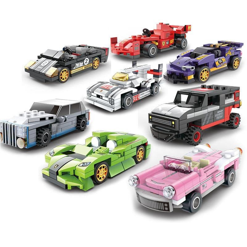 Lego KY6098 - Carros con base de lanzamiento