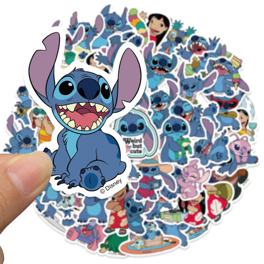 Stickers Stitch vinílicos - pack 50