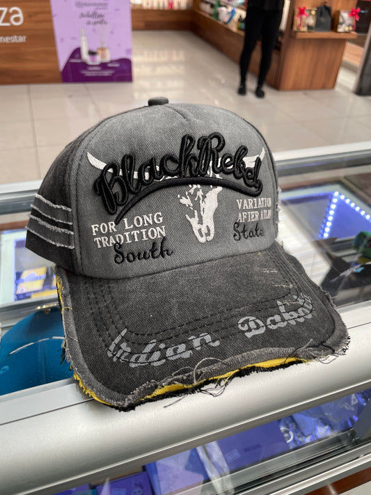 Gorra Black Rebel tonos de gris