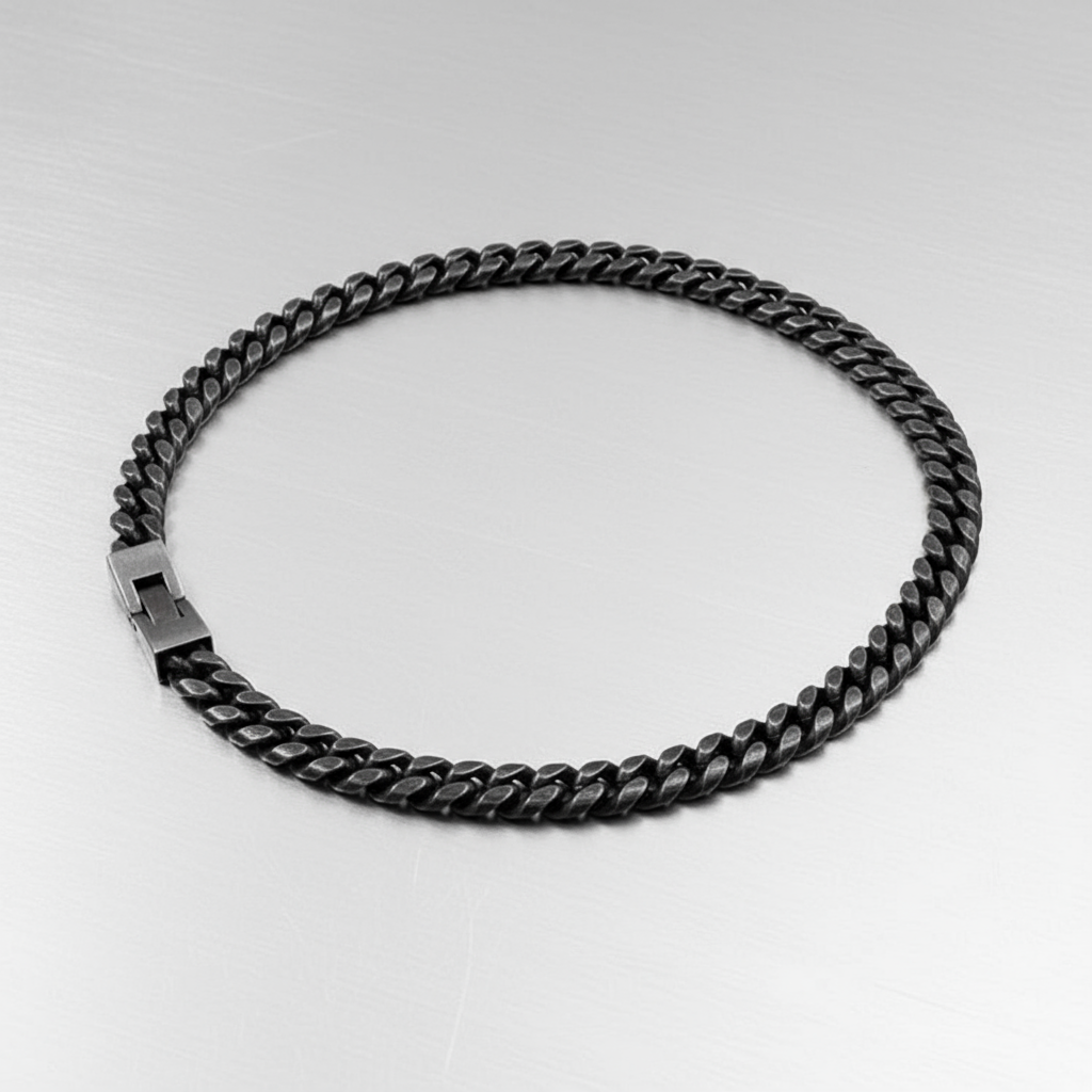 Set cadena y brazalete Punk Rock Vintage ⛓️🔥