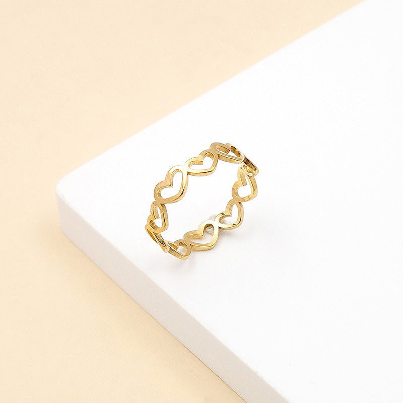 Anillo Corazones