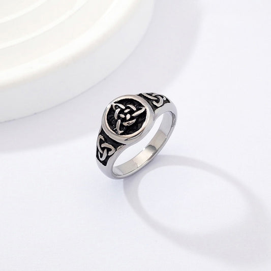 Anillo Nudo Celta Triqueta