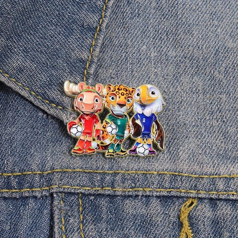 Pin Mundial mascotas