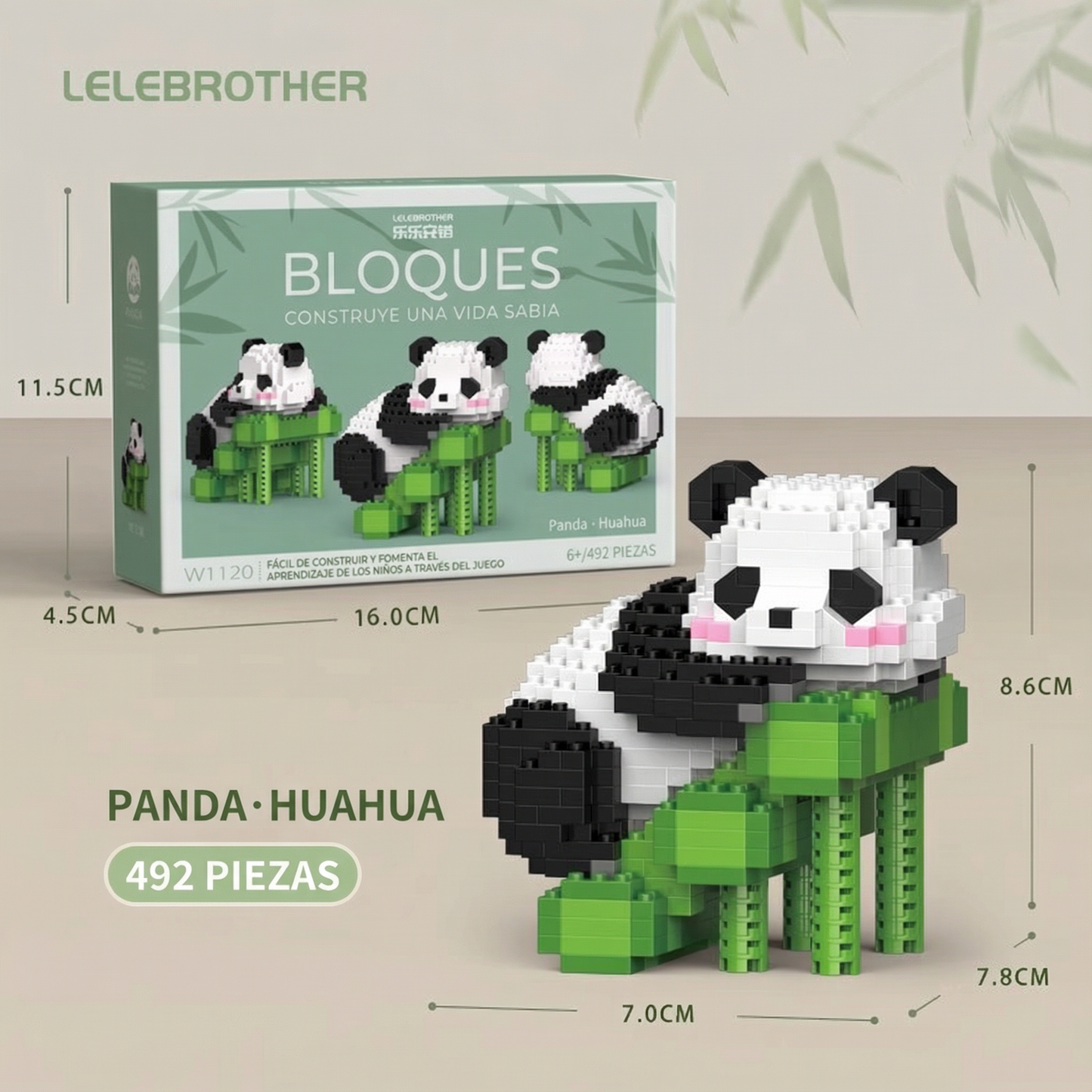 Lego - Panda 🐼👑 bambú