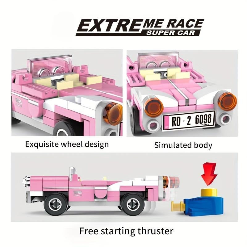 Lego - KY6098-4 - Pink Convertible con Starting Thruster 💖🏎️