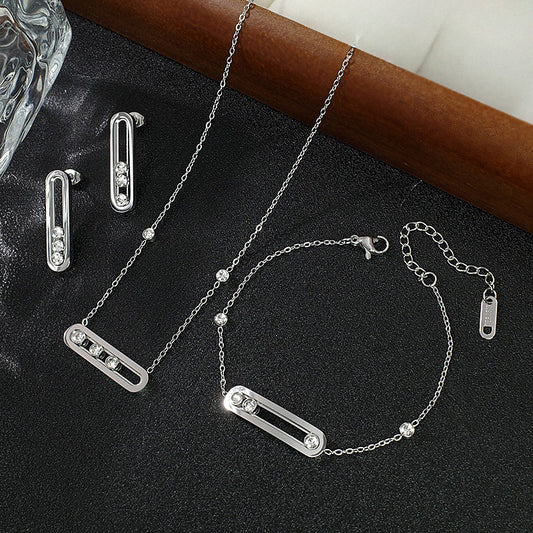 Set de Joyas de Barra con Circonias ✨💎