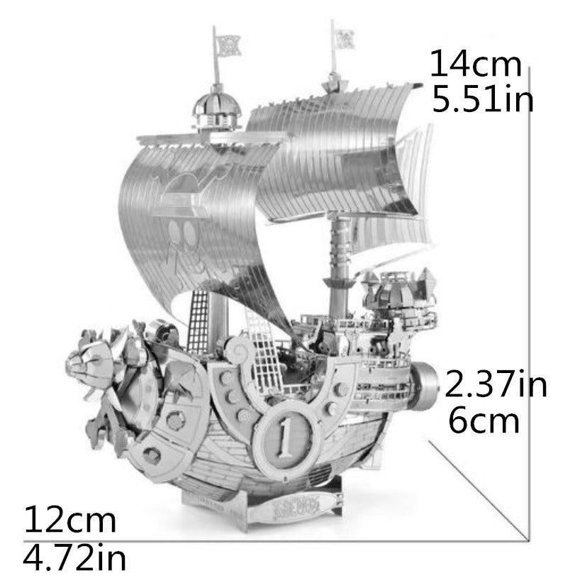 Rompecabezas 3D - El Thousand Sunny ☀️⛵️ One Piece
