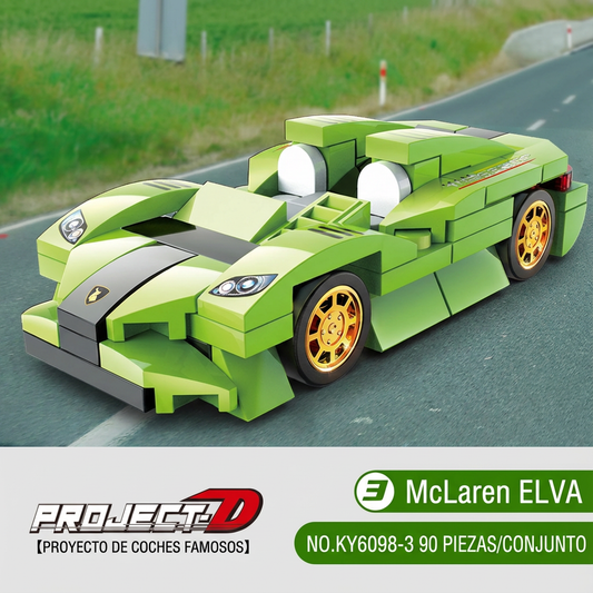 Lego - KY6098-3 -McLaren Elva con Starting Thruster 🏎️💚