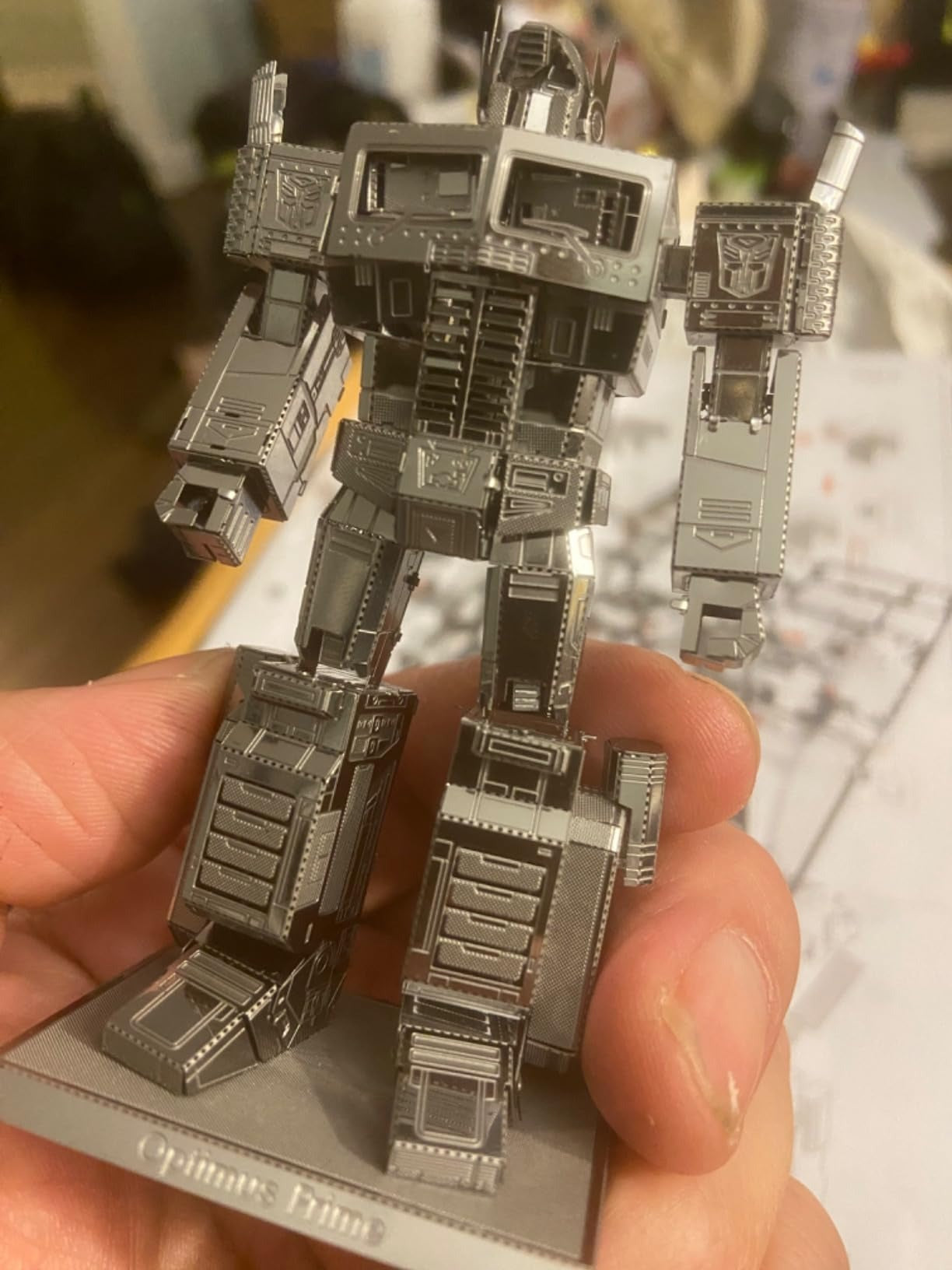 Rompecabezas 3D - Optimus Prime&nbsp 🚛 Decepticons
