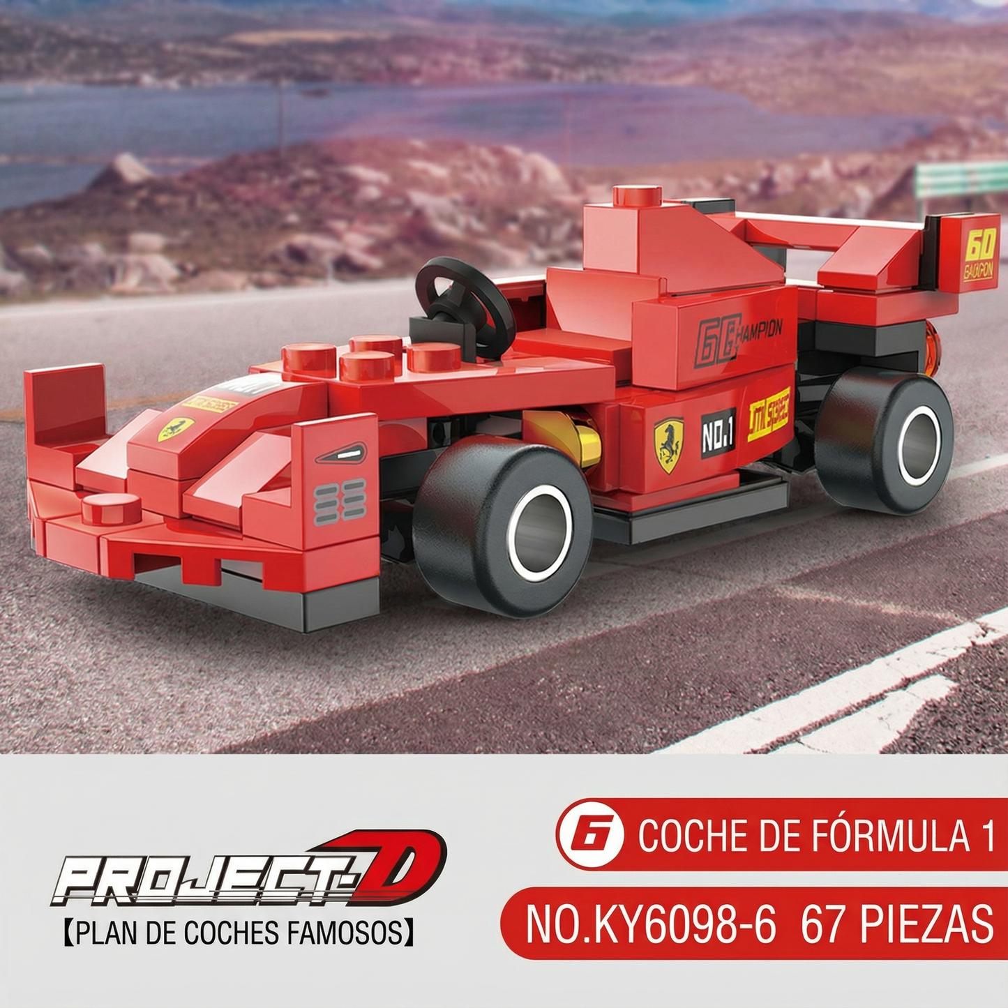 Lego - KY6098-6 -F1  🏎️🏁