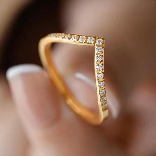 Anillo diseño en V ✨💖