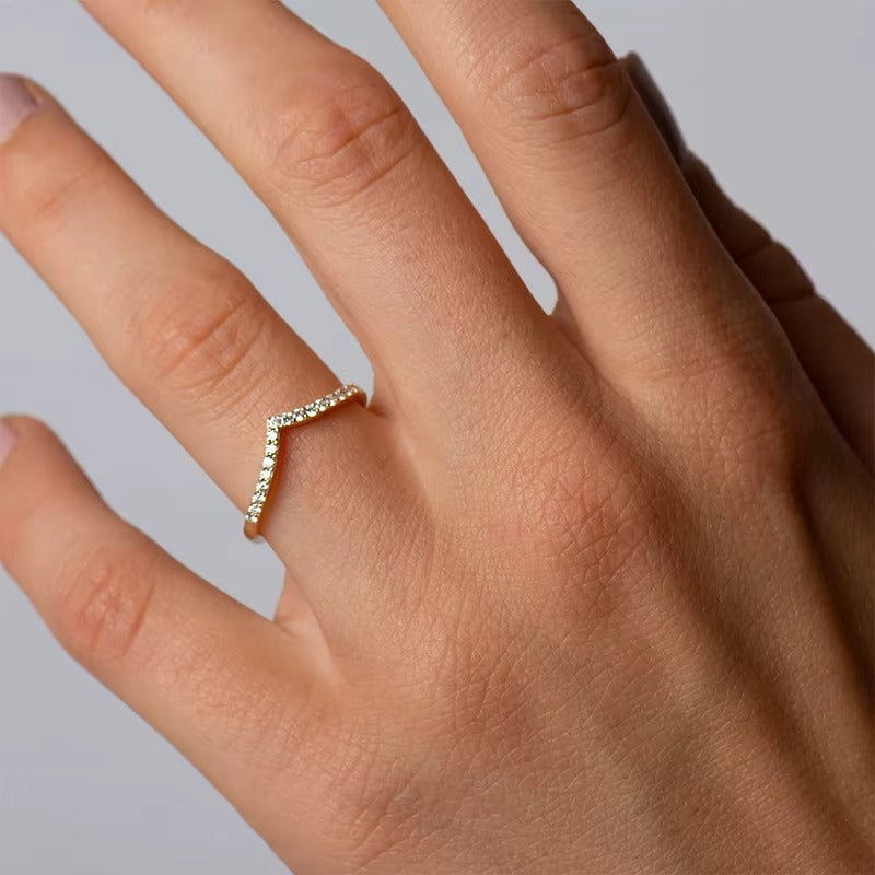 Anillo diseño en V ✨💖