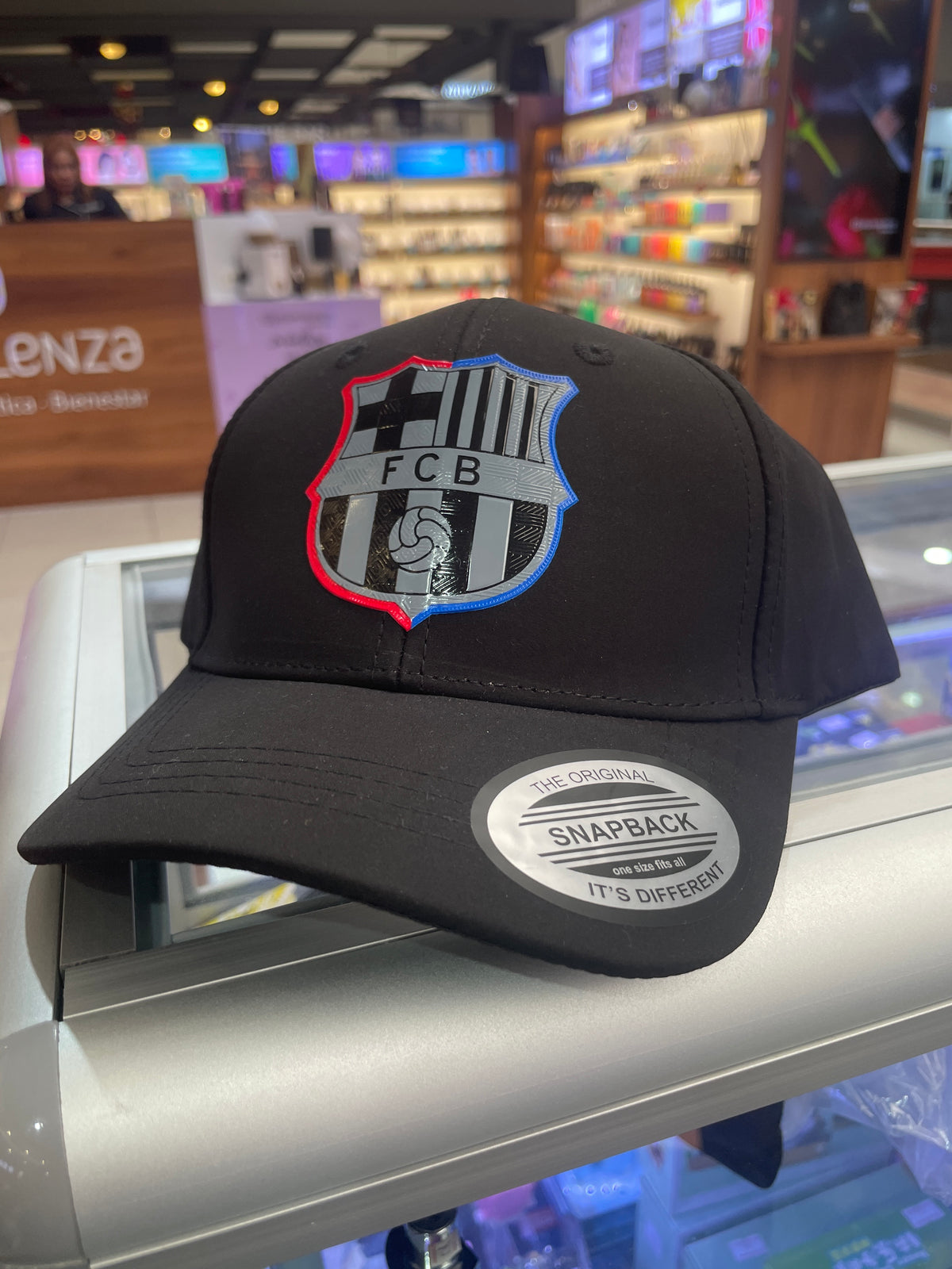 Gorra Barcelona infantil negra