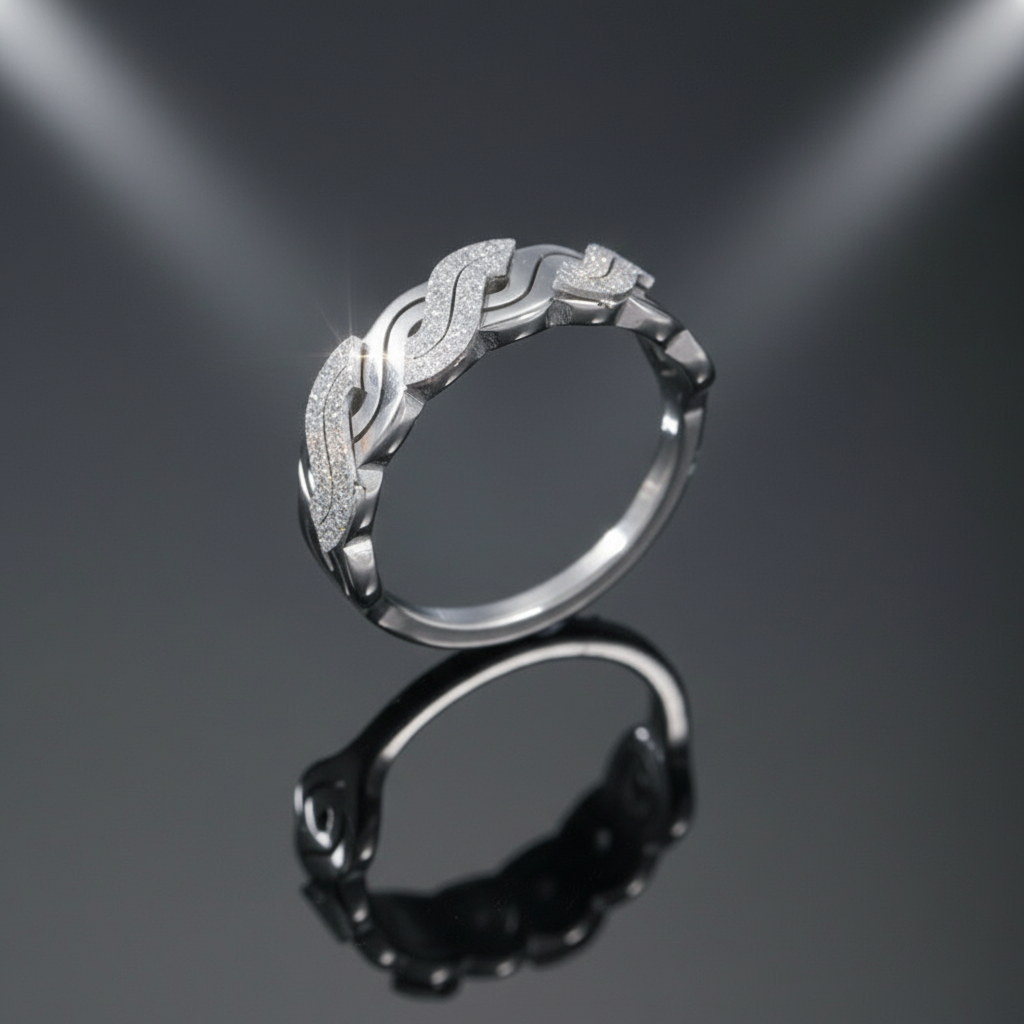 Anillo diseño trenza ✨💍