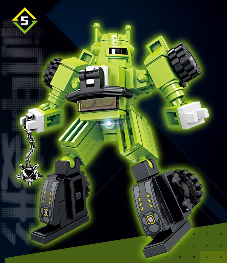 Lego - KY8099-5 Transformer green forest