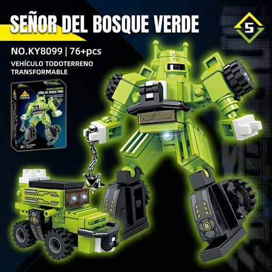 Lego - KY8099-5 Transformer green forest