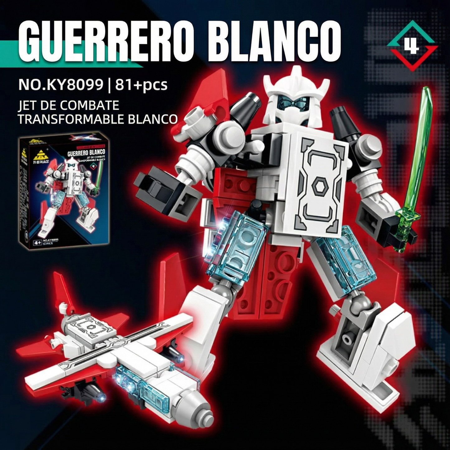 Lego - KY8099-4 Transformer Sky Warrior