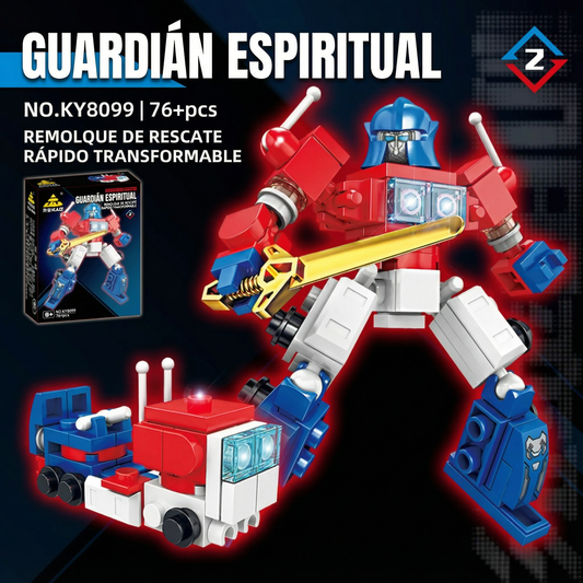 Lego - KY8099-2 Transformer Optimus red guardian