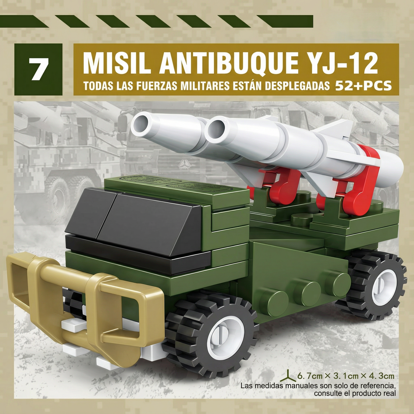 Lego - 84183-07 Camión de Artillería 🎯🚛