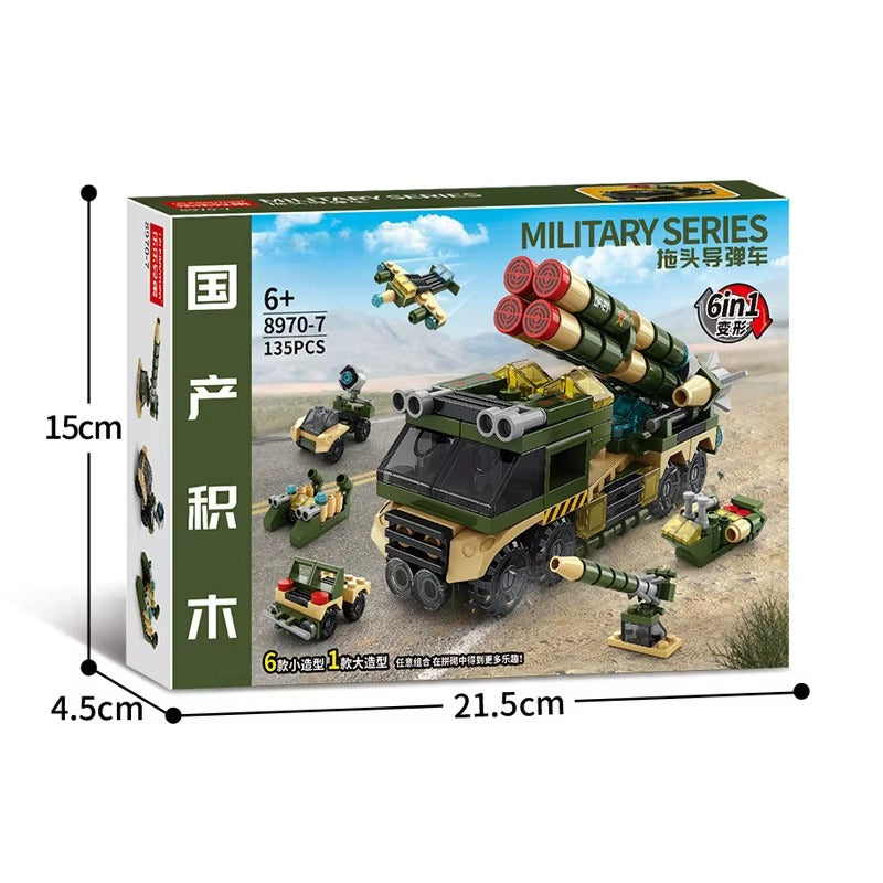 Lego - 8970-7 -  Missile Commander 🚛🚀 6 en 1