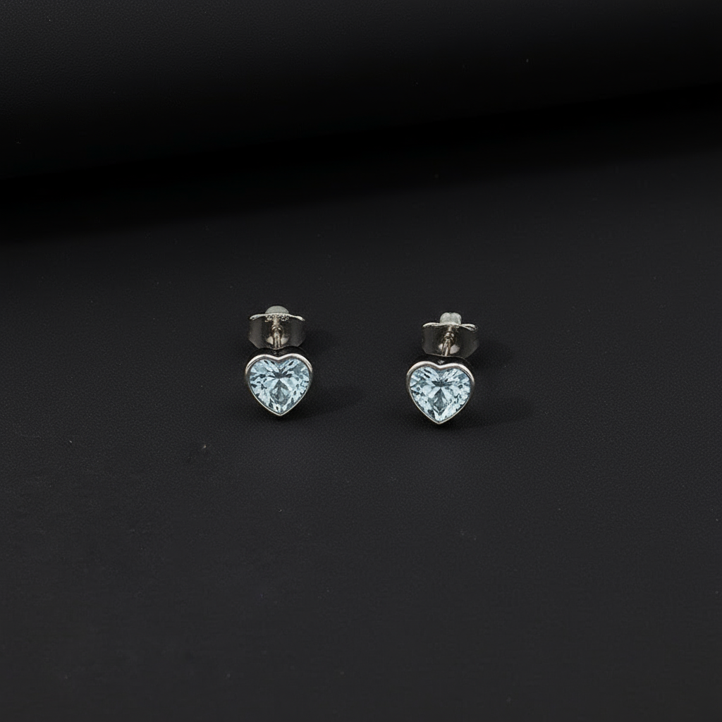 Set de Joyas con Corazones de circonia 💙✨