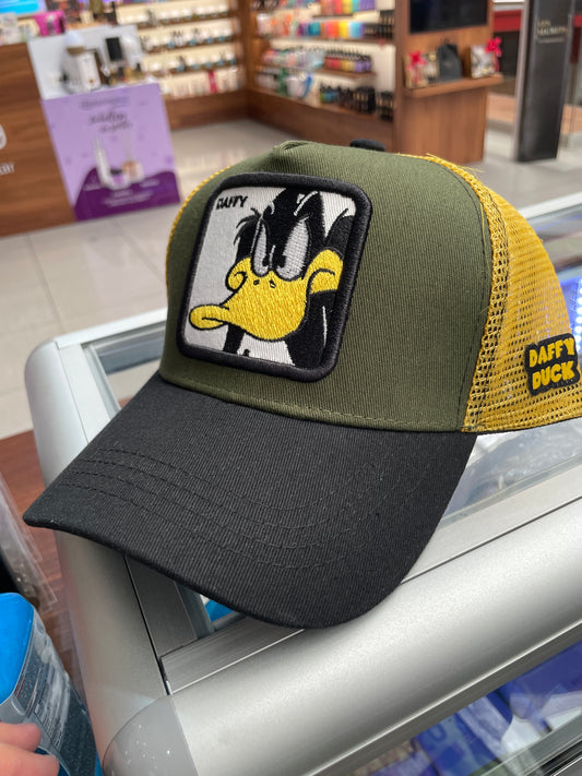 Gorra Looney Tunes Daffy verde/amarillo