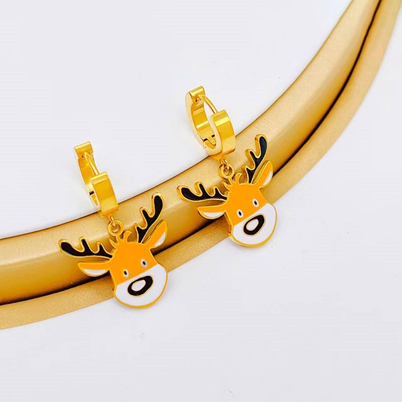 Aretes Navideños Rodolfo el Reno 🦌✨