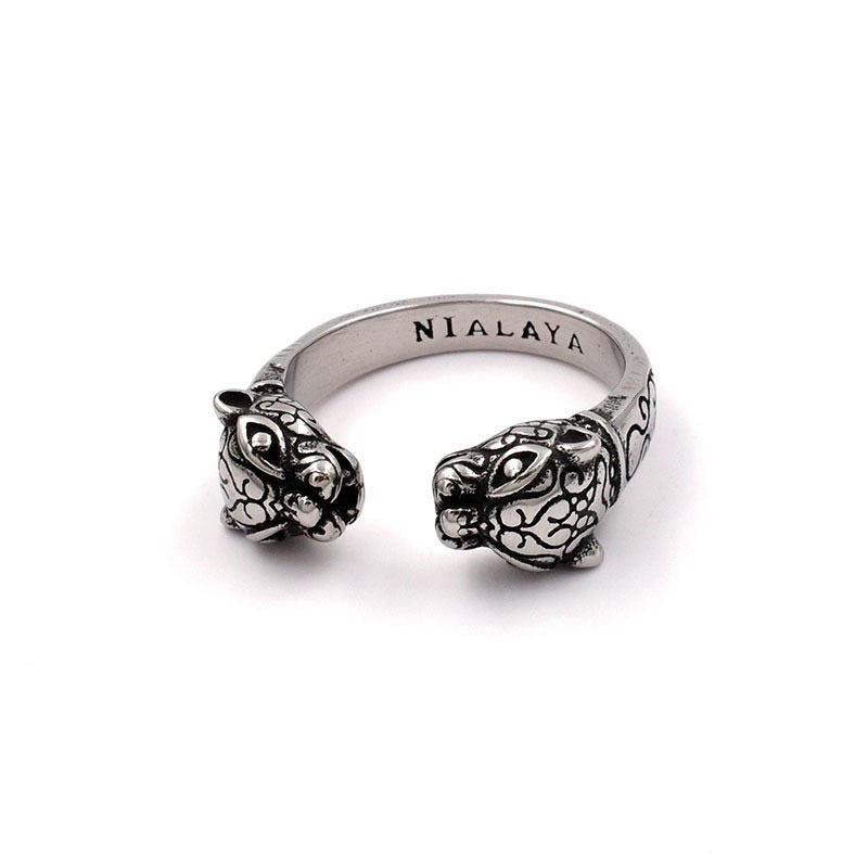 Anillo abierto de Pantera 🐆🖤